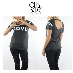 Chaser Open Back Love Tee